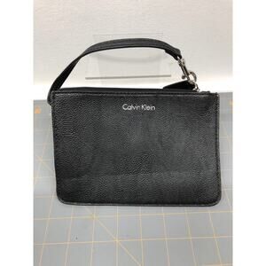Calvin Klein Solid Black Wristlet / Clutch